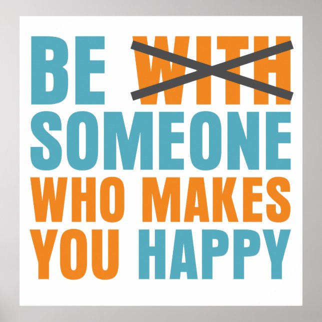 Who Makes You Happy Poster (Front)