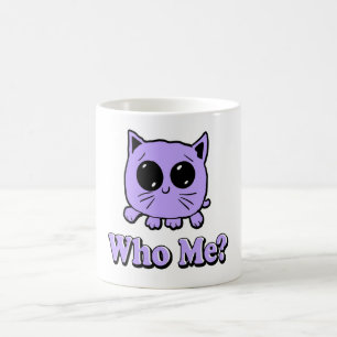 Who Me Kitty Coffee Mug