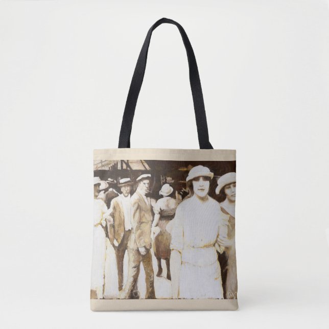 "Who, Me?" Tote Bag (Front)
