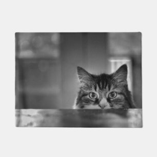 Who Meows There Door Mat