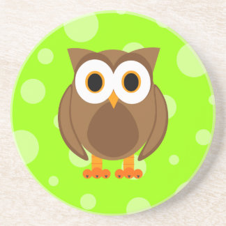 Who? Mr. Brown Owl Coaster