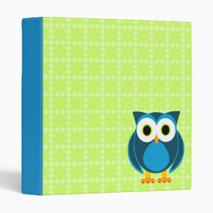 Who? Mr. Owl Cartoon Binder