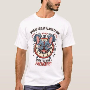 Who Needs an Alarm Clock When You Have a Frenchie T-Shirt