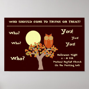 Who Owl Poster