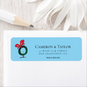 Who Peeking Through Christmas Wreath