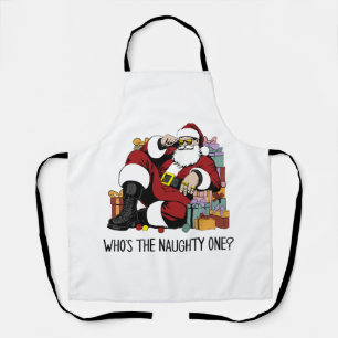 Who s the Naughty one Apron