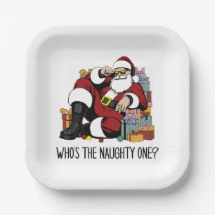 Who s the Naughty one Paper Plate