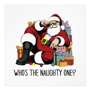 Who s the Naughty one Photo Print
