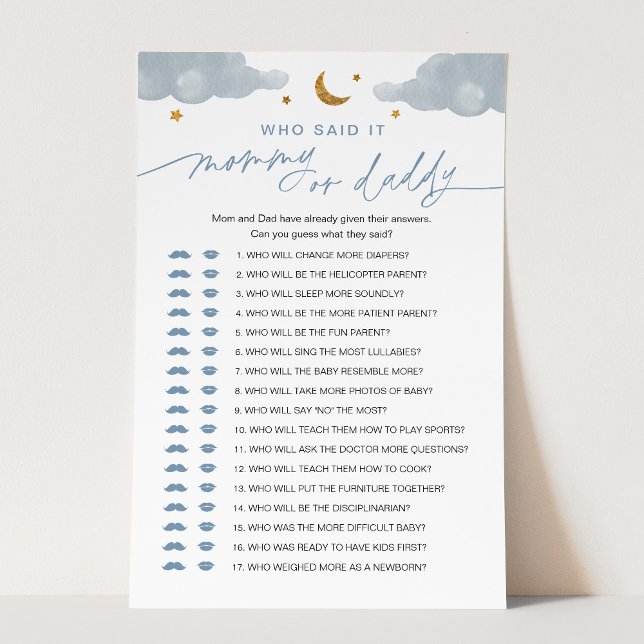 Who Said It Mommy or Daddy Baby Game Twinkle Star (Creator Uploaded)