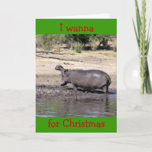 "WHO SAYS I'M HARD TO BUY FOR" HUMOROUS CHRISTMAS HOLIDAY CARD