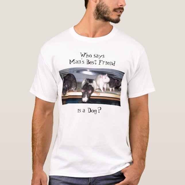 "Who Says" Rat T-Shirt (Front)