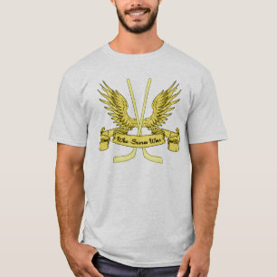 Who Scores Wins Hockey T-Shirt, Name & Number T-Shirt