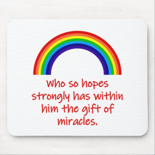 Who So Hopes Strongly Mouse Pad