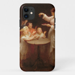 'Who Speaks First?' (oil on canvas) iPhone 11 Case