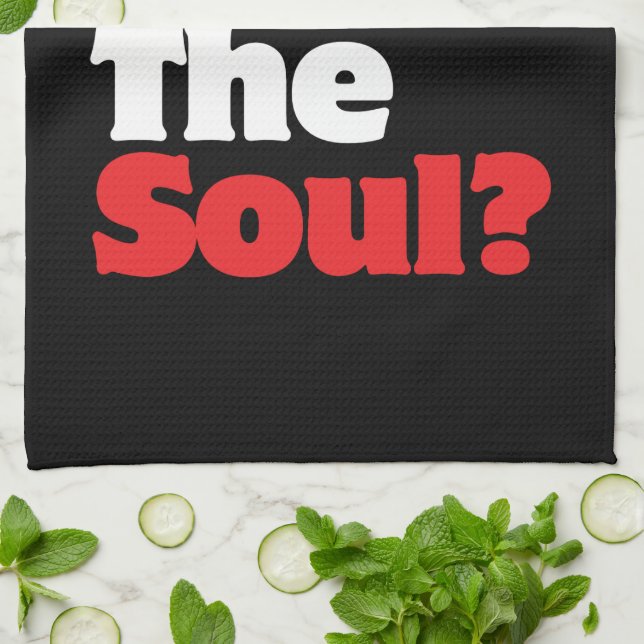 Who Stole The Soul? Kitchen Towel (Folded)