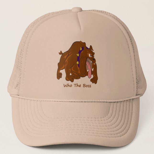 Who The Boss Trucker Hat (Front)