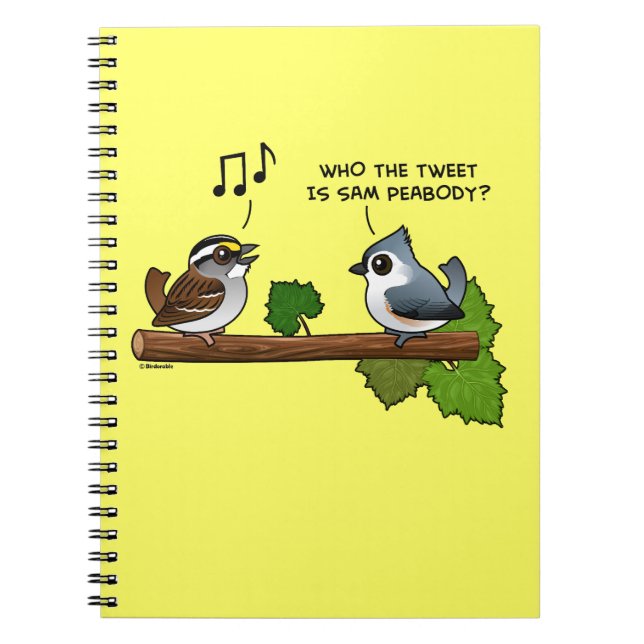 Who the Tweet? Notebook (Front)