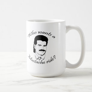 Who Wants a Moustache Ride? Coffee Mug