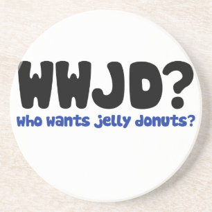 Who wants jelly doughnuts coaster