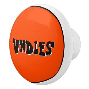 Who What Where - Personalized Drawer Knob (Tomato)