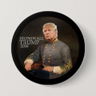 Who will build the wall? 3 inch round button