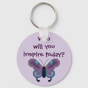 Who will you inspire today? Butterfly Keychain