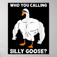 Who You Calling Silly Goose Funny Gym Meme