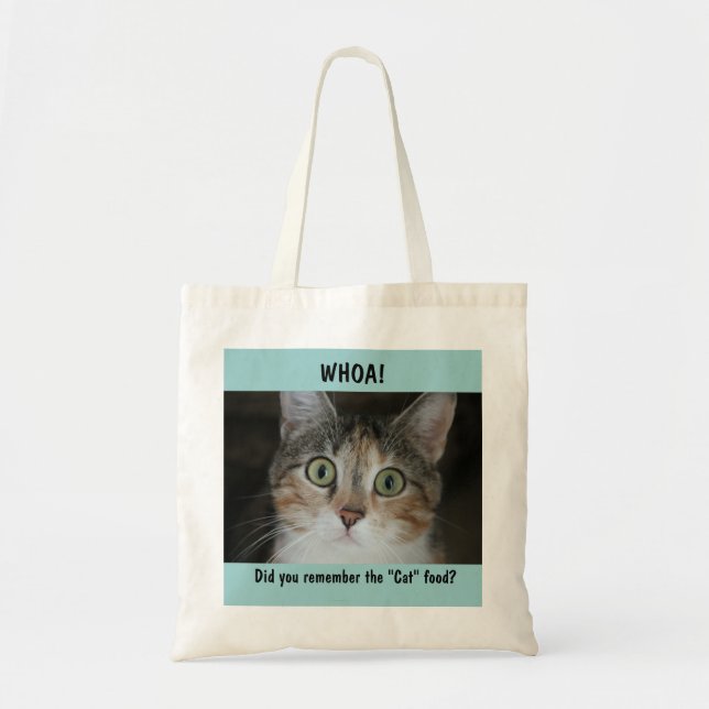 Whoa! Cat Tote Bag (Front)
