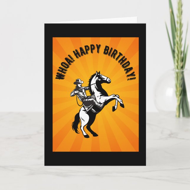 Whoa! Happy Birthday! A Horse and Cowboy Program (Front)