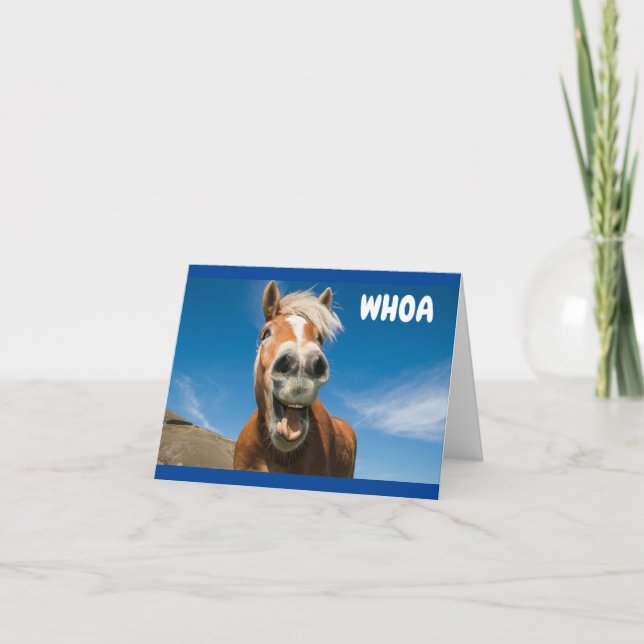 WHOA HOW CAN YOU BE *SICK* GET WELL SOON! CARD (Front)