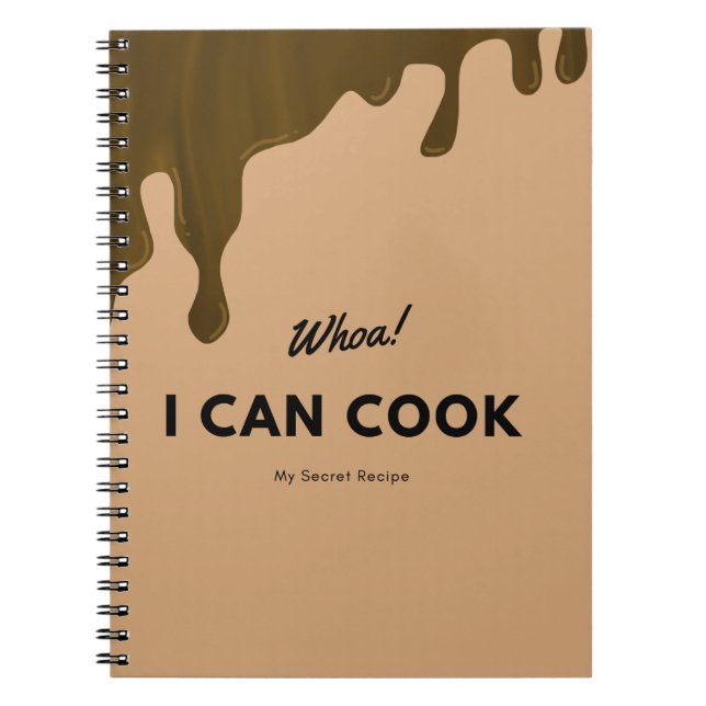 Whoa je peux cuisiner, un carnet de recettes (Devant)