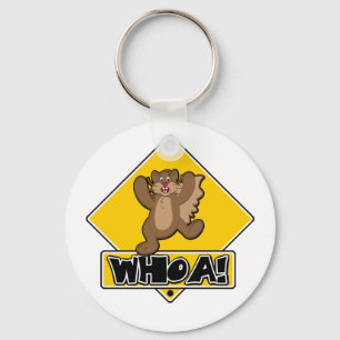 Whoa Squirrel Keychain