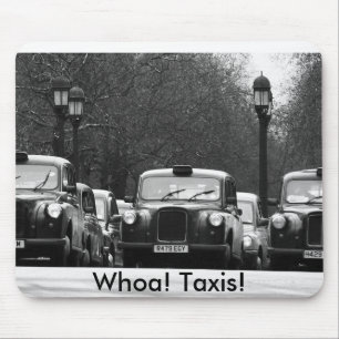 Whoa! Taxis! Mouse Pad