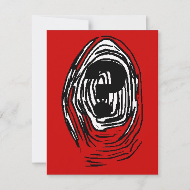 Whodunnit Mystery Party Fingerprint Invitation (Front)