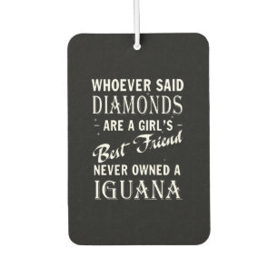 Whoever said diamonds are a girl's air freshener