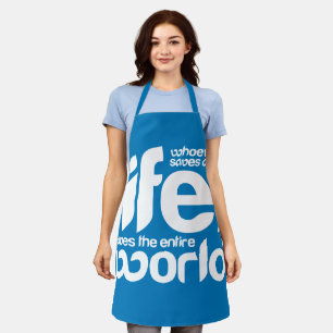 Whoever saves one life apron