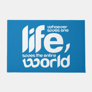 Whoever saves one life doormat