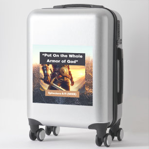 Whole Armor of God - Custom-Cut Vinyl Sticker