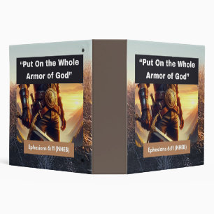 Whole Armour of God - 2" White Binder