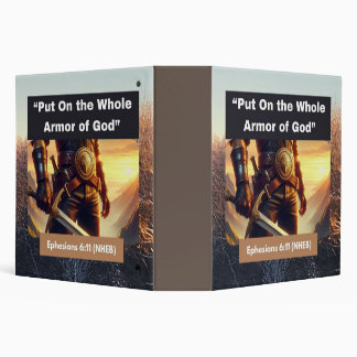 Whole Armour of God - 2" White Binder