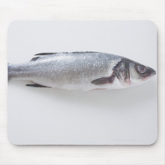 Whole branzini fish mouse pad (Front)