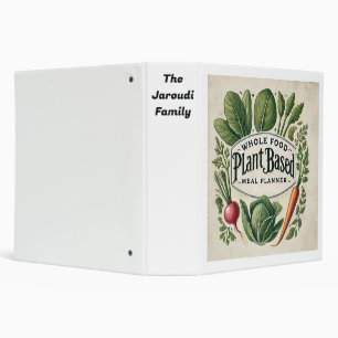 Whole Food Plant Based Meal Planner Design 01   Binder
