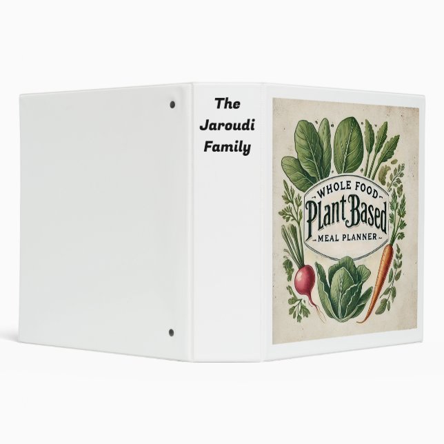 Whole Food Plant Based Meal Planner Design 01   Binder (Background)