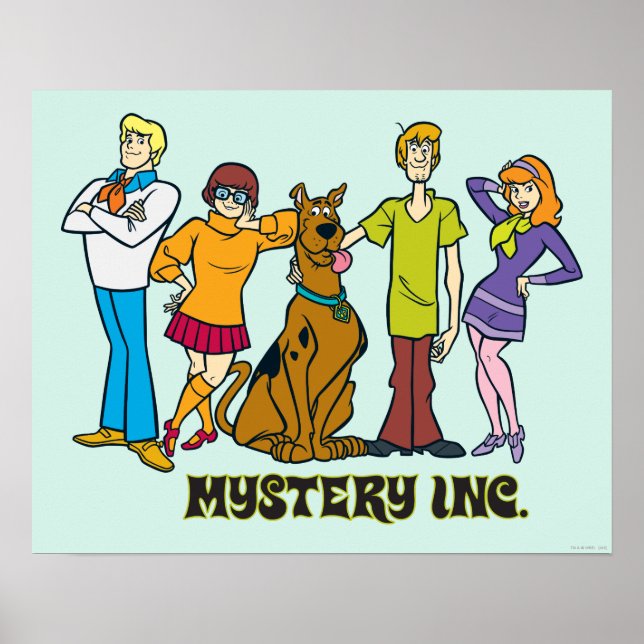 Whole Gang 12 Mystery Inc Poster (Front)