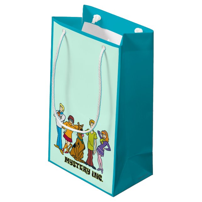 Whole Gang 12 Mystery Inc Small Gift Bag (Back Angled)