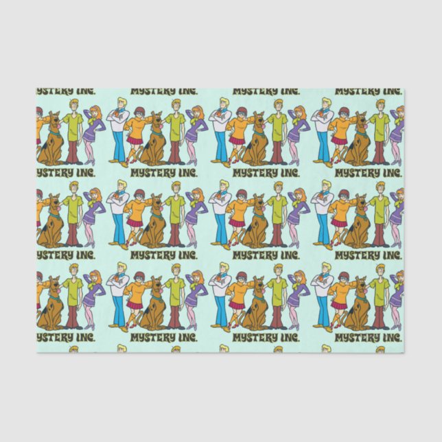 Whole Gang 12 Mystery Inc Tissue Paper (Front)