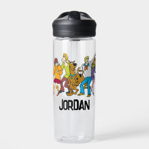 Whole Gang 13 Mystery Inc Add Your Name Water Bottle