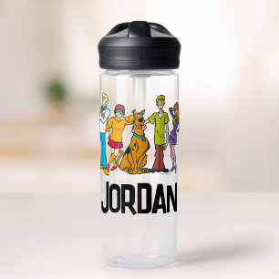 Whole Gang 14 Mystery Inc Add Your Name Water Bottle
