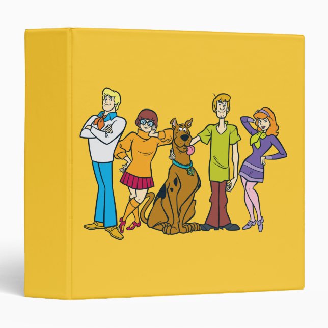 Whole Gang 14 Mystery Inc Binder (Front/Spine)