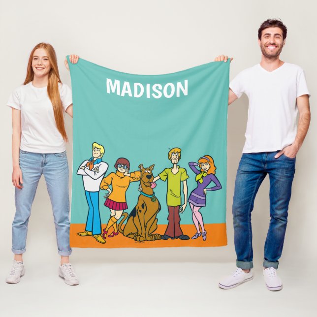 Whole Gang 14 Mystery Inc Fleece Blanket (In Situ)